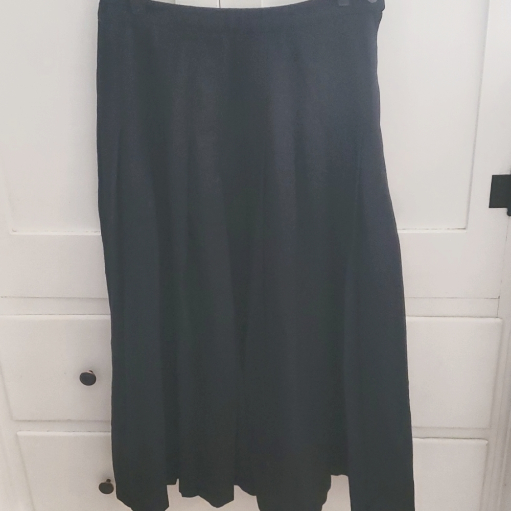 Vintage Black Pendleton Skirt